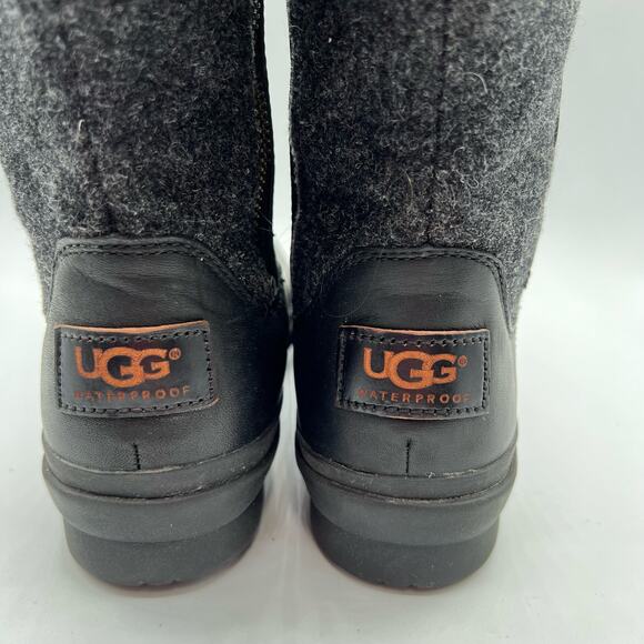 UGG Australia Womens 5.5 Janina Waterproof Knee High Boot 1018472 Black NWOT - Picture 5 of 12